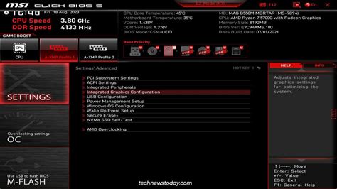 How To Enable Or Disable MSI Integrated Graphics.